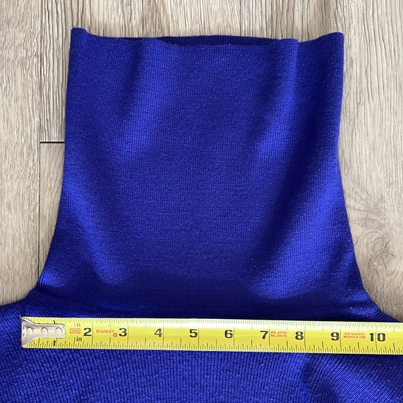 80s OBERMEYER Ski Turtleneck Sweater Raglan Sleeve Purple Aprés Ski Vintage Warm - Picture 10 of 14